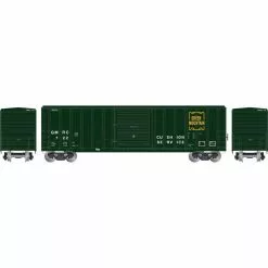 Athearn 25472 N 50ft FMC 5347 Boxcar Green Mountain Railroad #722