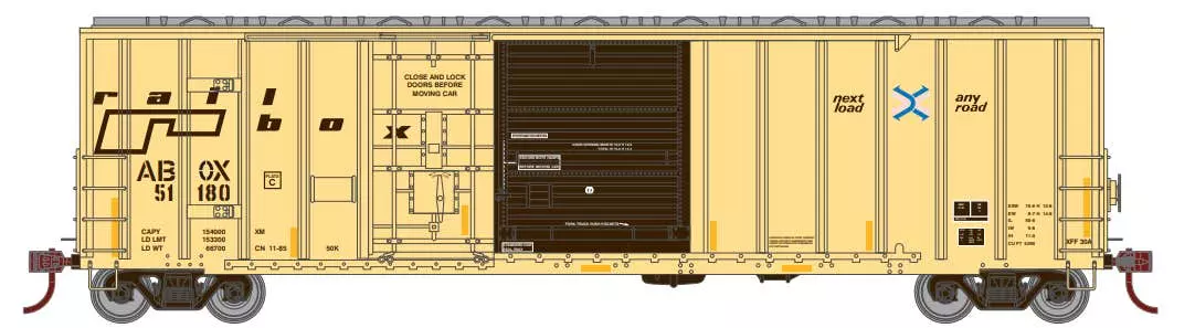 Athearn 26736 HO FMC Combination Door Box Car Primed For Grime Railbox #51963