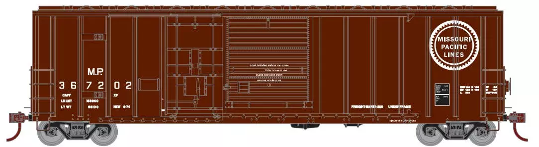 Athearn 26748 HO FMC Combination Door Box Car Missouri Pacific #367202