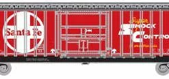 Athearn 40222 HO 50’ Outside Braced Plug Door Box Car ATSF #525521