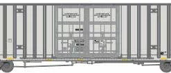 Athearn 75303 HO 60’ Gunderson Double Door High-Cube Box Car WRWK #615