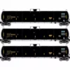 Athearn Genesis ATHG25652 HO 33K LPG Tank Car, Early, UTLX #1 3-Pack