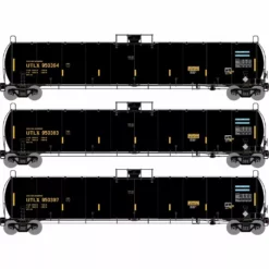 Athearn Genesis ATHG25652 HO 33K LPG Tank Car, Early, UTLX #1 3-Pack