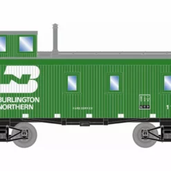 Athearn ATH12083 N 30ft 3-Window Caboose, Burlington Northern #11048