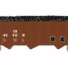 Athearn ATH25561 N 40ft 3-Bay Ribbed Hopper, Conrail #435018
