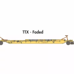 Athearn ATH15535 HO RTR 57ft Trinity Spine Car, TTRX #361041 3-Pack