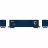 Athearn 15876 HO 50' 5277 Double Door Box Car C&O #486220
