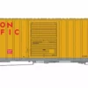 Athearn ATH16119 HO RTR FMC 60ft Hi-Cube Ex-Post Boxcar, Union Pacific Yellow #560236