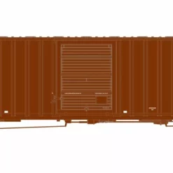 Athearn ATH16121 HO RTR FMC 60ft Hi-Cube Ex-Post Boxcar, Union Pacific Brown #560310