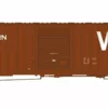 Athearn ATH16124 HO RTR FMC 60ft Hi-Cube Ex-Post Boxcar, Western Pacific #3151