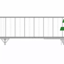 Athearn ATH16139 HO 45ft Fruehauf Z-Van Trailer, Burlington Northern #250155