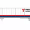 Athearn ATH16145 HO 45ft Fruehauf Z-Van Trailer, Transamerica #550011