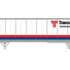 Athearn ATH16145 HO 45ft Fruehauf Z-Van Trailer, Transamerica #550011