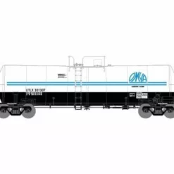 Athearn ATH16359 HO RTR 16K Clay Slurry Tank Car, OMYA Limestone Slurry/UTLX #301307