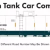 Athearn ATH16400 HO 16K Clay Slurry Tank Car, UTLX #301577