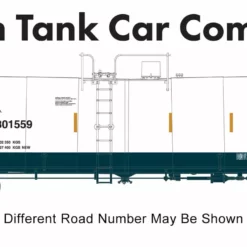 Athearn ATH16400 HO 16K Clay Slurry Tank Car, UTLX #301577