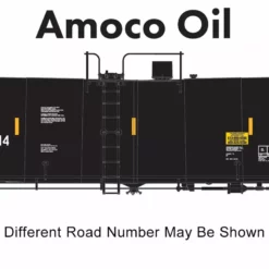 Athearn ATH16407 HO 16K Clay Slurry Tank Car, Amoco Oil AMOX 3-Pack