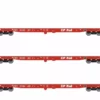 Athearn ATH17072 HO RTR 60ft Bulkhead Flat, Canadian Pacific 3-Pack