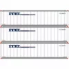 Athearn ATH17301 N 48ft Container, ITEL 3-Pack #2