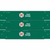 Athearn ATH17736 N 53ft CIMC Container, HUB Group, Green Paint 3-Pack