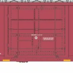 Athearn 18673 HO 50ft FMC 5327 Plug Door Box Car Bay Line #90206 Primed For Grime