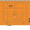 Athearn 18682 HO 50ft FMC 5327 Plug Door Box Car New Orleans Public Belt #4111