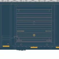 Athearn 18689 HO 50ft FMC 5347 Boxcar CSX #142652
