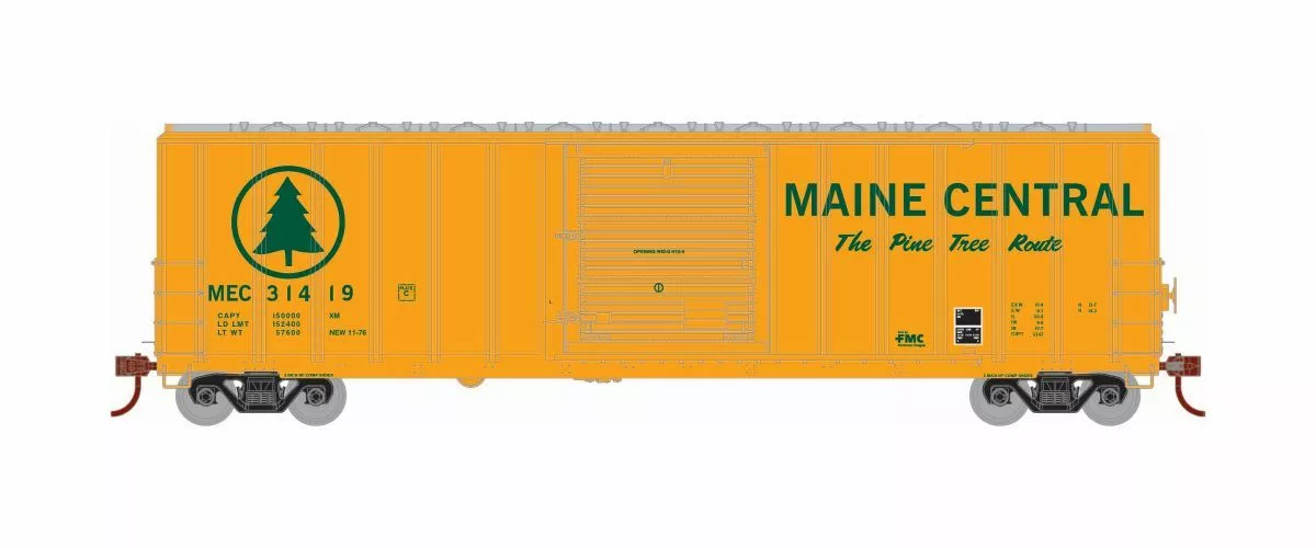 Athearn ATH18690 HO 50ft FMC 5347 Box Car, Maine Central #31419