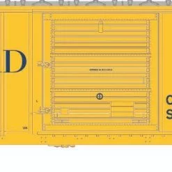 Athearn 18695 HO 50ft FMC 5347 Boxcar Cadiz Railroad #1101