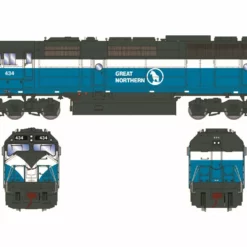 Athearn ATH19187 N EMD F45, Tsunami2 DCC Sound, Great Northern #434