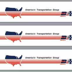 Athearn ATH19141, HO Scale 48ft Container, ATGU #287503, 287506, 287508, 3-Pack