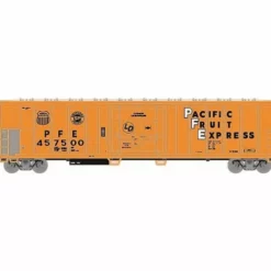 Athearn ATH71049 HO RTR 57ft PC&F Mechanical Reefer, Pacific Fruit Express #459384