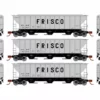 Athearn ATH27409 N PS 4427 Covered Hopper, Frisco 3-Pack