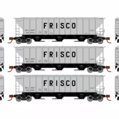 Athearn ATH27409 N PS 4427 Covered Hopper, Frisco 3-Pack