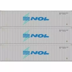 Athearn ATH28038 HO RTR 45ft Container, NOL 3-Pack #1
