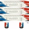Athearn ATH28588 N Bombardier Coach, Utah FrontRunner 3-Pack