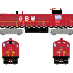Athearn ATH28684 HO RTR ALCo RS-3, Standard DC, Green Bay & Western #307