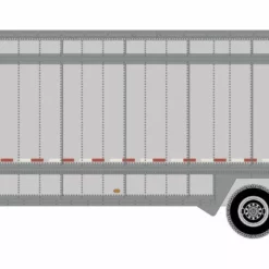 Athearn ATH29456 HO RTR 40ft Drop Sill Parcel Trailer, UPS Logo #708941