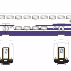 Athearn ATH29704 HO Bombardier Coach, Metrolink #183