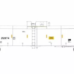 Athearn ATH18028 N 30K Gallon Ethanol Tank Car, UTLX #212869