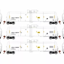 Athearn ATH29925 HO RTR 30K Gallon Ethanol Tank Car, UTLX #1 3-Pack