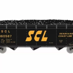 Athearn ATH33089 HO 40ft Offset Coal Hopper, Seaboard Coast Line #160587