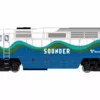 Athearn ATH64853 HO EMD F59PHI, Standard DC, Sounder #907