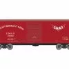 Athearn ATH67755 HO RTR 40ft Modern Boxcar, Gulf Mobile & Ohio #21611