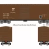 Athearn ATH67979 HO 40ft Modernized Box Car, Nacionales De Mexico #67044