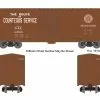 Athearn ATH69452 HO 40ft Modernized Box Car, Seaboard Air Line #24644