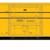 Athearn 71062 HO 50ft Superior Plug Door Box Car Western Pacific / FGE #97017
