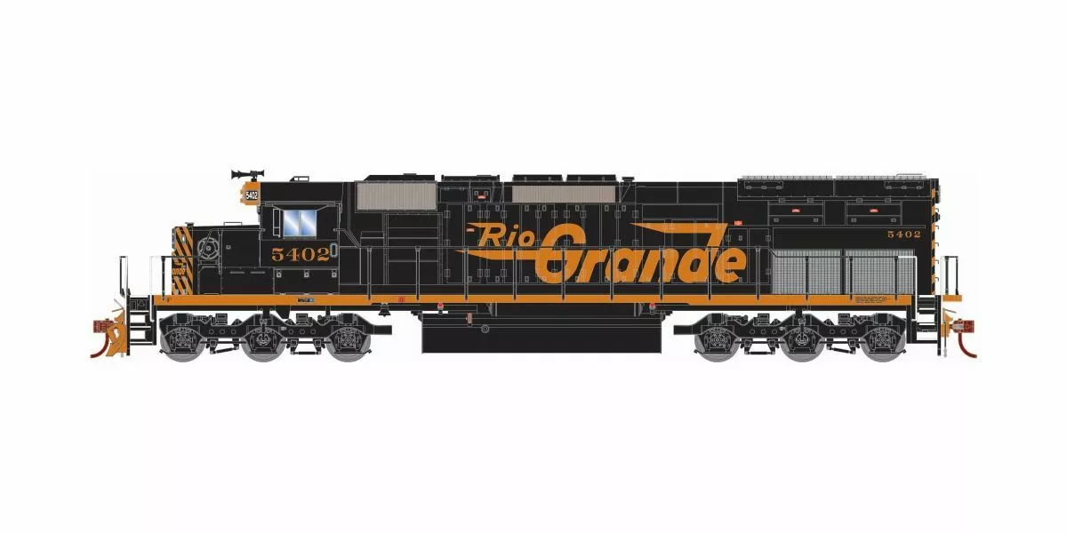 Athearn ATH71852 HO EMD SD40T-2, Econami DCC Sound, Rio Grande #5402
