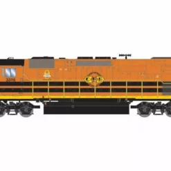 Athearn ATH71855 HO EMD SD40T-2, Econami DCC Sound, Chicago, Fort Wayne & Eastern #3316