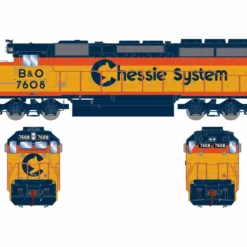 Athearn ATH72185 HO RTR EMD SD40-2, Tsunami2 DCC Sound, B&O/Chessie #7608